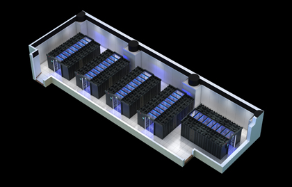 施耐德|海信|科华|华为|北京机房效果图设计制作