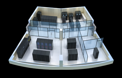 广州指挥中心控制室|多媒体教室|会议室|机房效果图设计