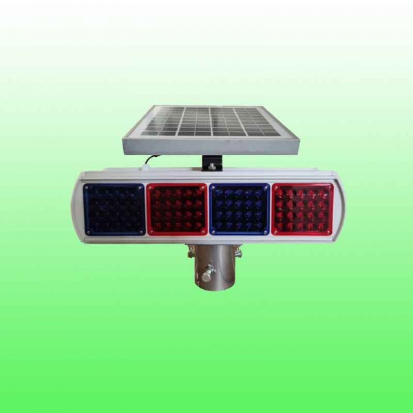 盘锦太阳能爆闪灯红蓝爆闪警示灯生产厂家