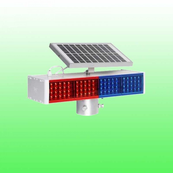 辽阳分体式太阳能警示灯 红蓝爆闪警示灯生产厂家