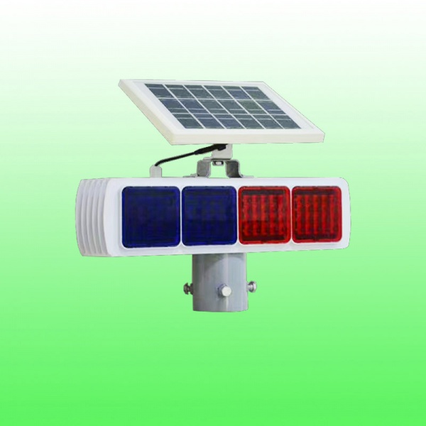 分体式太阳能爆闪灯led交通警示灯厂家