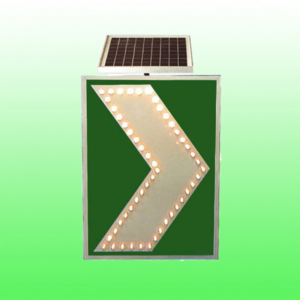 公路弯道线形诱导标志牌 太阳能诱导标志生产厂家