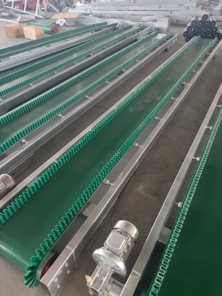 卫生级材质可以运用于冷链冷冻运输皮带输送机