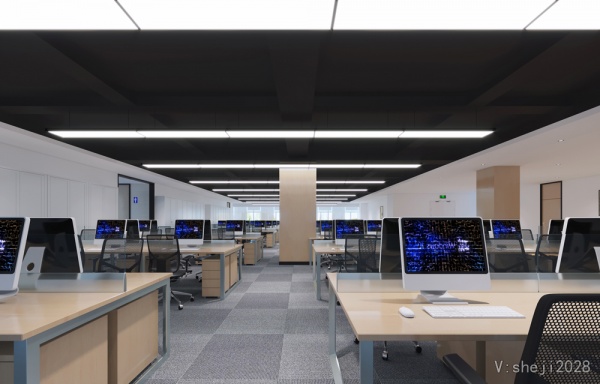 佛山效果图表现|报告厅大屏|中控室|机房效果图制作