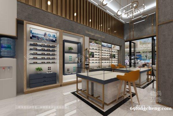 视力佳眼镜店装修眼镜展柜设计 轻奢风格 视力佳眼镜店装修眼镜展柜设计 轻奢风格