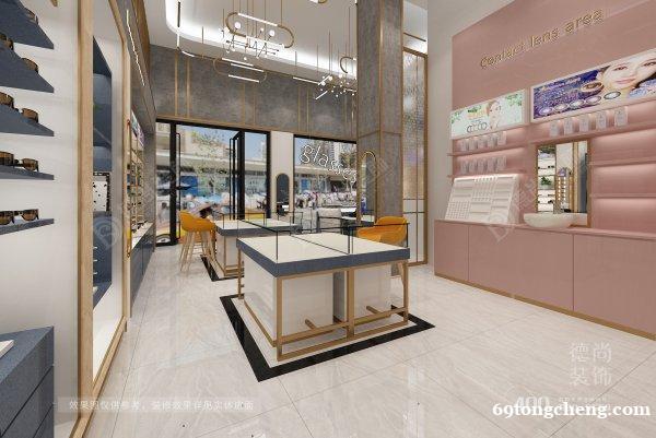 视力佳眼镜店装修眼镜展柜设计 轻奢风格 视力佳眼镜店装修眼镜展柜设计 轻奢风格