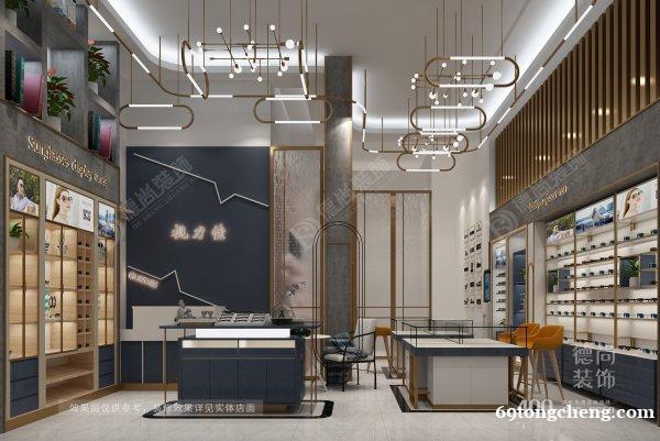 视力佳眼镜店装修眼镜展柜设计 轻奢风格 视力佳眼镜店装修眼镜展柜设计 轻奢风格