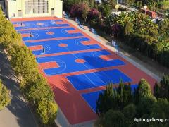 甘肃学校丙烯酸球场和硅PU球场的区别【德朝体育】