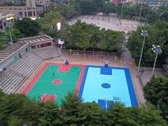 广西学校丙烯酸球场和硅PU球场的区别【德朝体育】