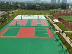 贵州学校丙烯酸球场和硅PU球场的区别【德朝体育】