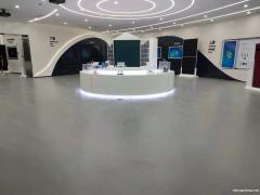 展厅PVC地板案例 凤城橡塑PVC地板
