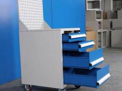 太原厂家出售移动存放收纳机床零件工具车物料周转车