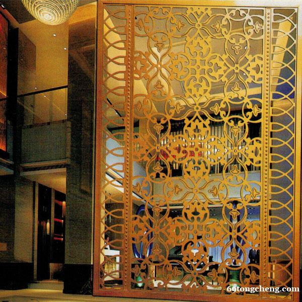 酒店餐厅隔断 区域分割不锈钢镀钛屏风 别墅玄关造型客厅装饰条 酒店餐厅隔断 区域分割不锈钢镀钛屏风 别墅玄关造型客厅装饰条