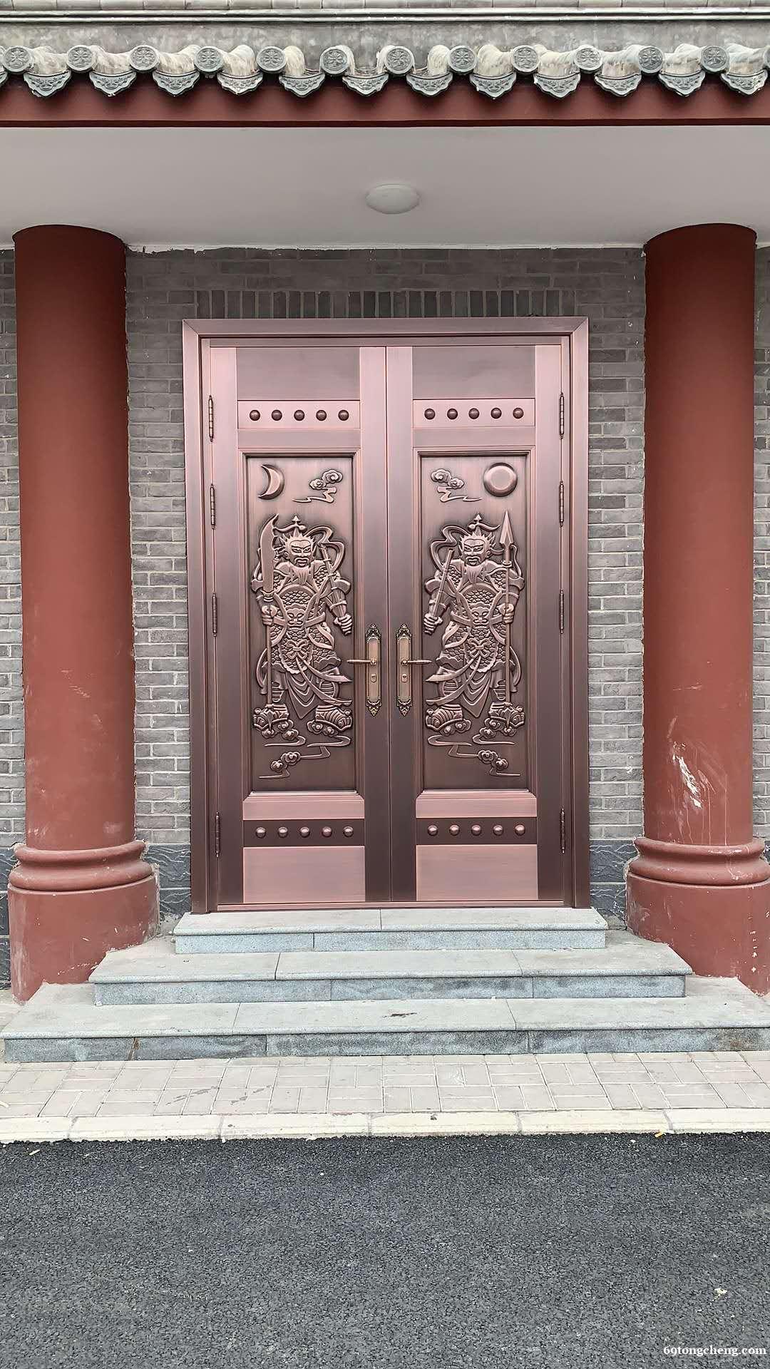 铜门 双开入户门 自建房大门 北京金铜韵定制 铜门 双开入户门 自建房大门 北京金铜韵定制