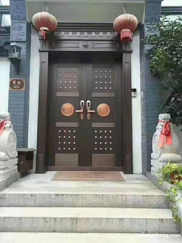 铜门 双开入户门 自建房大门 北京金铜韵定制 铜门 双开入户门 自建房大门 北京金铜韵定制