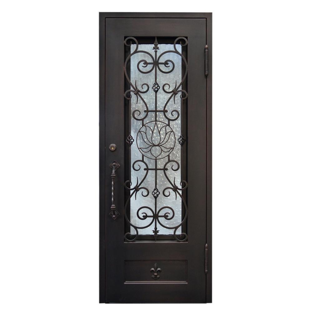 铁艺单开门 客厅进户门 金铜韵厂家定制 铁艺单开门 客厅进户门 金铜韵厂家定制