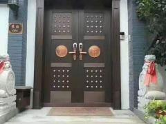 铜门 双开入户门 自建房大门 北京金铜韵定制