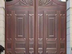 庭院铜大门 小区别墅对开门 金铜韵工厂定制