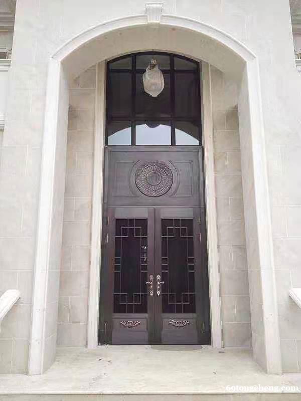 定制别墅入户门 玻璃对开门 北京金铜韵厂家供货 定制别墅入户门 玻璃对开门 北京金铜韵厂家供货