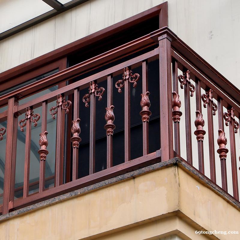 别墅酒店铝艺楼梯扶手 阳台金属围栏护栏金铜韵免费安装 别墅酒店铝艺楼梯扶手 阳台金属围栏护栏金铜韵免费安装