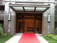 定制别墅入户门 玻璃对开门 北京金铜韵厂家供货