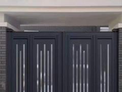 铝艺大门 庭院别墅铝合金对开门 北京工厂定制