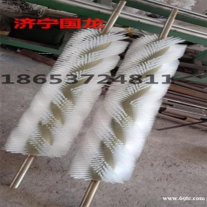 毛刷清扫器 清扫器配合滚筒皮带运行 省时省力