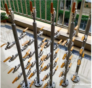 不锈钢气源气源分配器 ,气源球阀