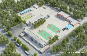 杭州效果图制作|园林景观绿化|工厂鸟览图设计