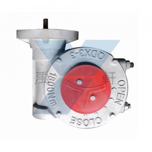 上海禹轩QDX3-3电动蝶阀蜗轮箱,电动阀门执行器长期现货供应