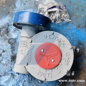 上海禹轩QDX3-6带链轮式蜗轮头,手动阀门链条蜗轮箱