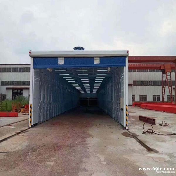 一体化移动伸缩喷漆房整套定制 一体化移动伸缩喷漆房整套定制