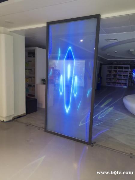 NDFOS全息膜 透明玻璃贴膜 空中成像 橱窗投影膜 NDFOS全息膜 透明玻璃贴膜 空中成像 橱窗投影膜