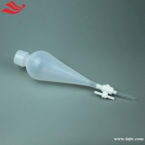 南京滨正红供应PFA分液漏斗耐强酸强碱不起毛可重复用塑料漏斗