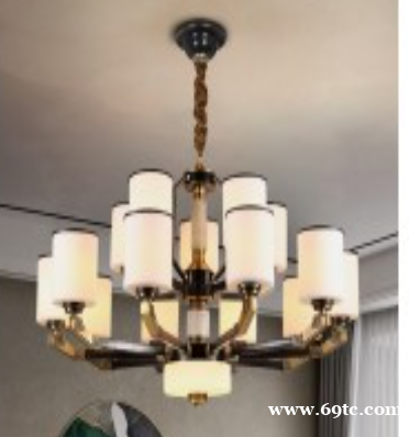 新中式全铜灯 中式全铜吊灯 纯铜吊灯定制 新中式全铜灯 中式全铜吊灯 纯铜吊灯定制