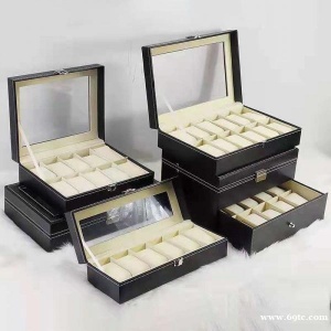 精致耳环项链金银珠宝饰品盒生产厂家