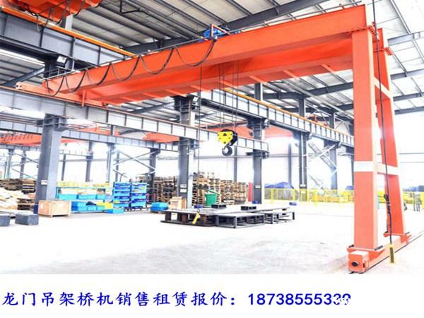 福建莆田龙门吊租赁公司5~40t双主梁半门式起重机 福建莆田龙门吊租赁公司5~40t双主梁半门式起重机