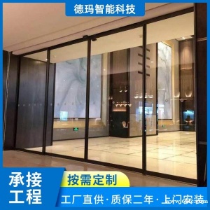广州无框玻璃感应门 阳江自动感应玻璃门 惠州电动玻璃门定制