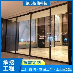 广州无框玻璃感应门 阳江自动感应玻璃门 惠州电动玻璃门定制