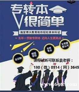 南京瀚宣博大五年制专转本春季班开始招生,越早报名,优惠越多! 南京瀚宣博大五年制专转本春季班开始招生,越早报名,优惠越多!