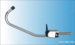 净水器水龙头配件2分家用直饮双出水细水嘴鹅颈大弯万向304不锈钢