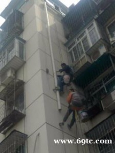 昆明蜘蛛人 专业承接外墙高空各种水管安装维修更换 广告牌烟囱拆装