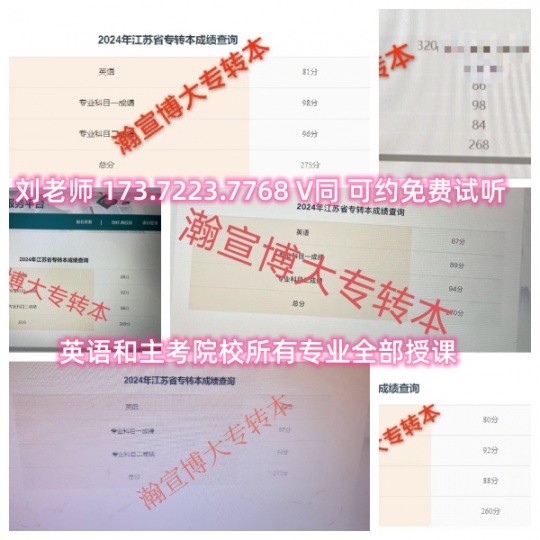 24年五年制专转本考试成绩已出,瀚宣博大惊喜不断,高分不断!