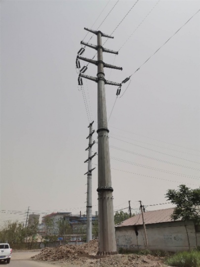 钢制电杆 电力钢管杆 电力钢杆 电力钢桩基础