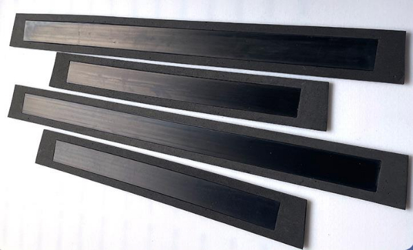 黑龙江铁路弹性垫层国标三元乙丙橡胶垫板900/600双块轨道弹性垫层