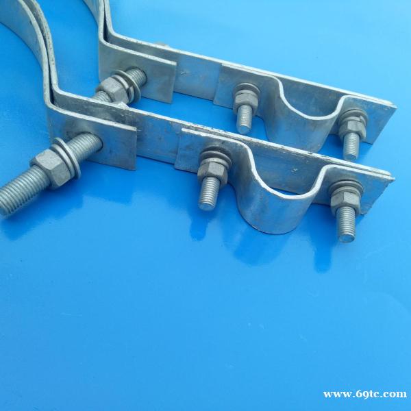杆用热镀锌抱箍固定电线杆 杆用热镀锌抱箍固定电线杆