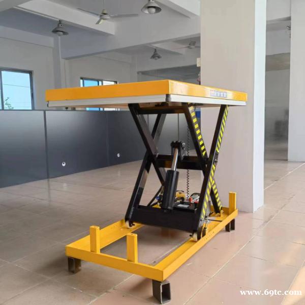 单叉移动式升降平台空调安装升降机 单叉移动式升降平台空调安装升降机