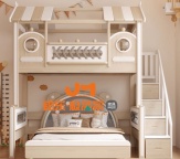 湖南家具极满家儿童床,铂乐家居陪伴宝贝成长每一夜