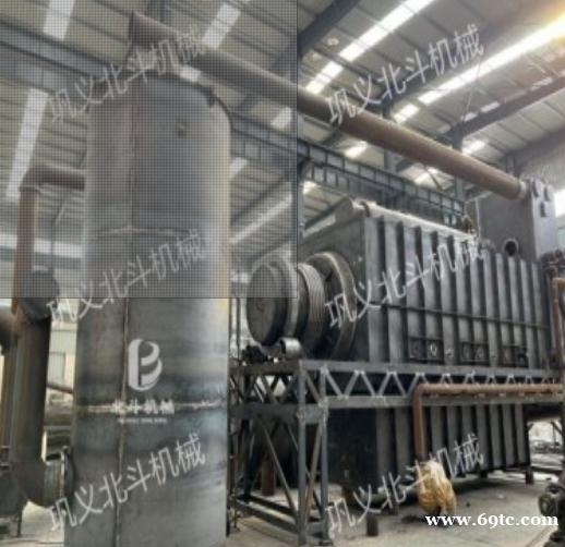 无排放型污泥炭化机烟气全部回收用于筒体加热 无排放型污泥炭化机烟气全部回收用于筒体加热