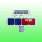 枣庄分体式太阳能爆闪灯 双面四灯爆闪灯红蓝交通警示灯齐全